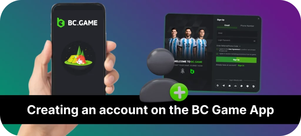 Join Bc Game via App