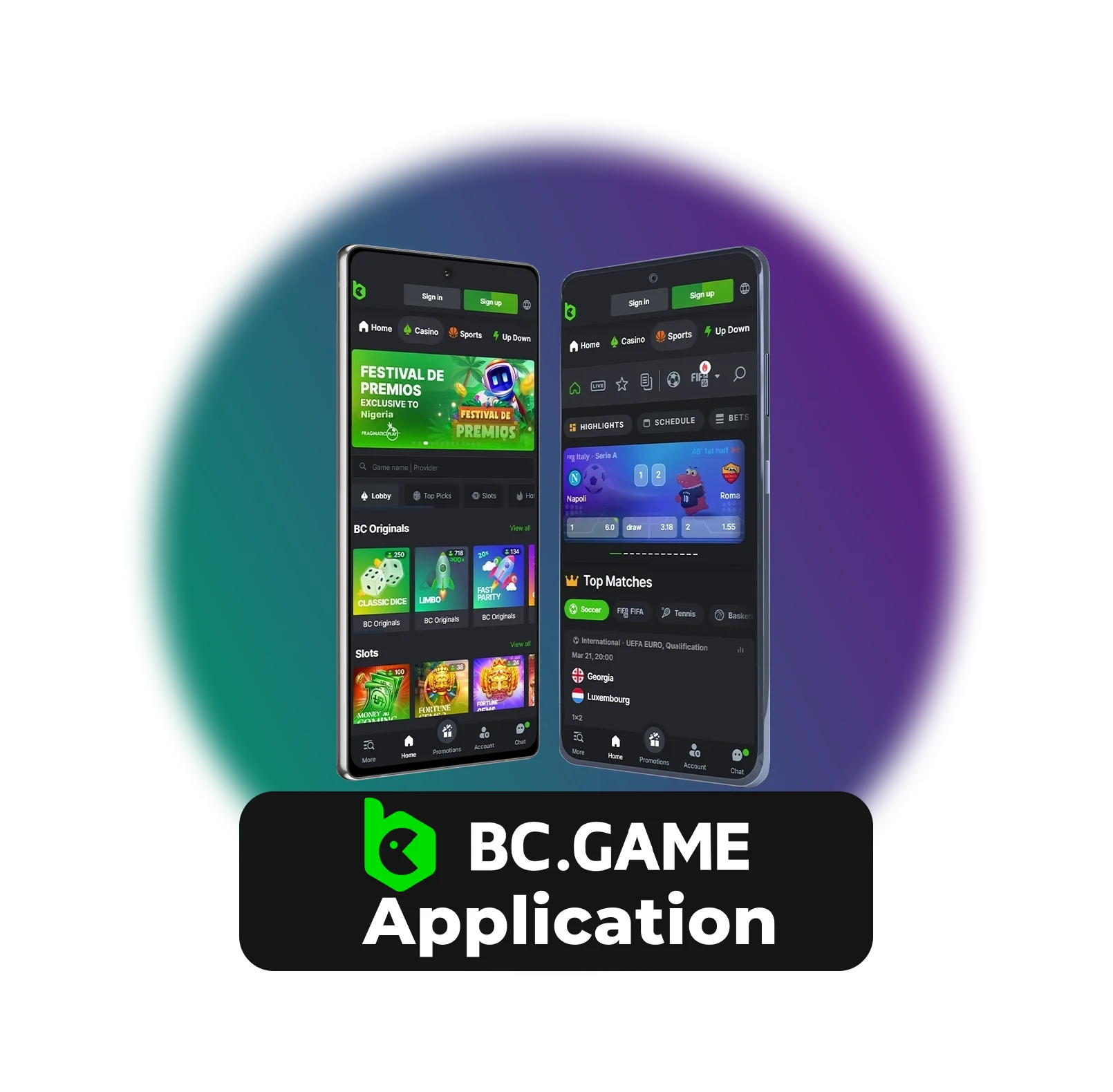 BC Game application